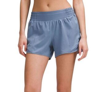 Lululemon Hotty Hot High-Rise Lined Short 4" Oasis Blue